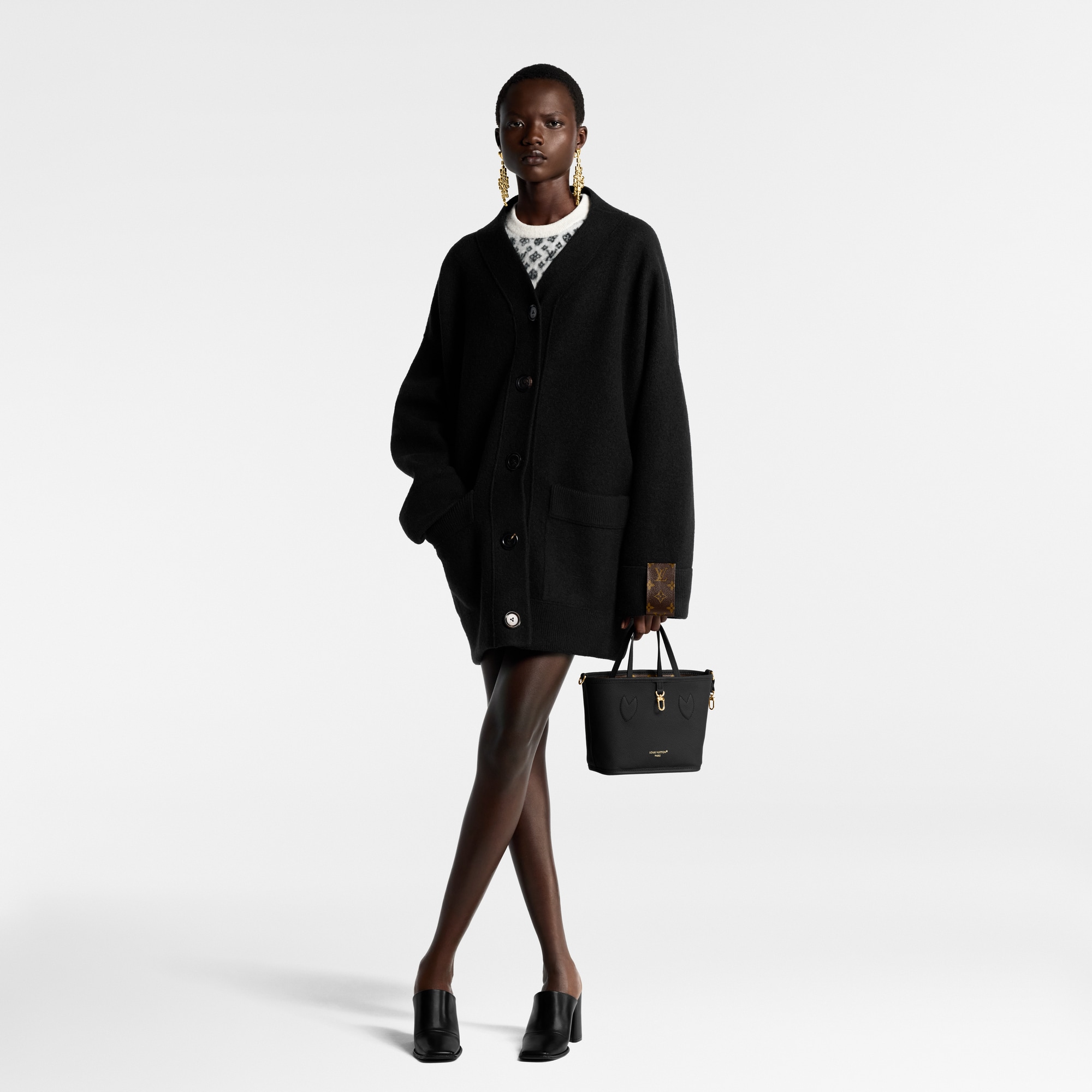 Neverfull Bandoulière Inside Out BB Monogram Eclipse in Bags and Small Leather Goods