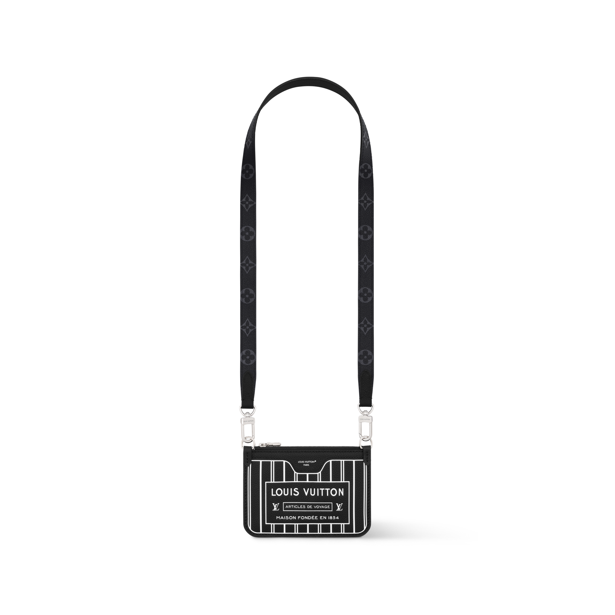 Neverfull Bandoulière Inside Out BB Monogram Eclipse in Bags and Small Leather Goods