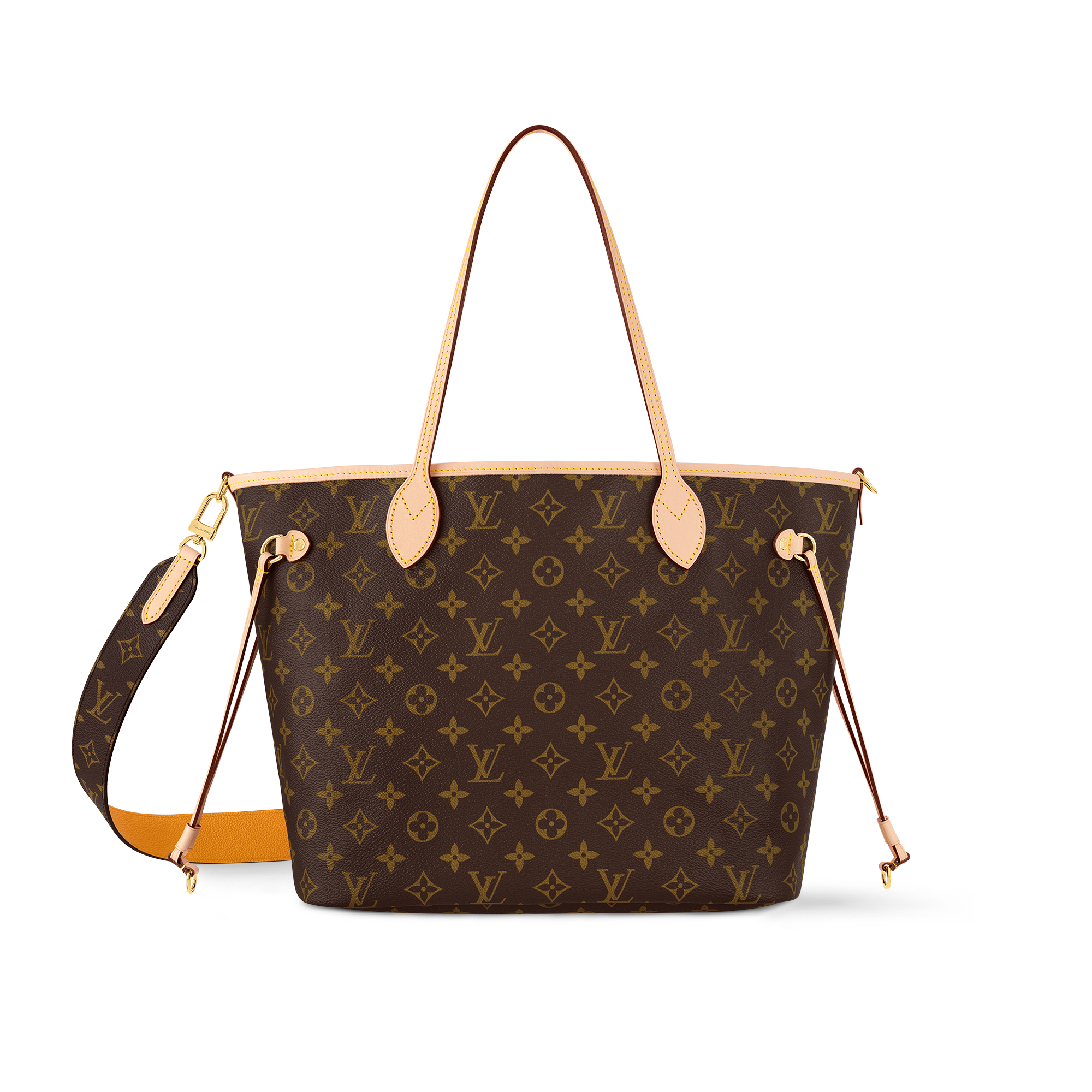 Neverfull Bandoulière Inside Out MM Monogram in Bags and Small Leather Goods