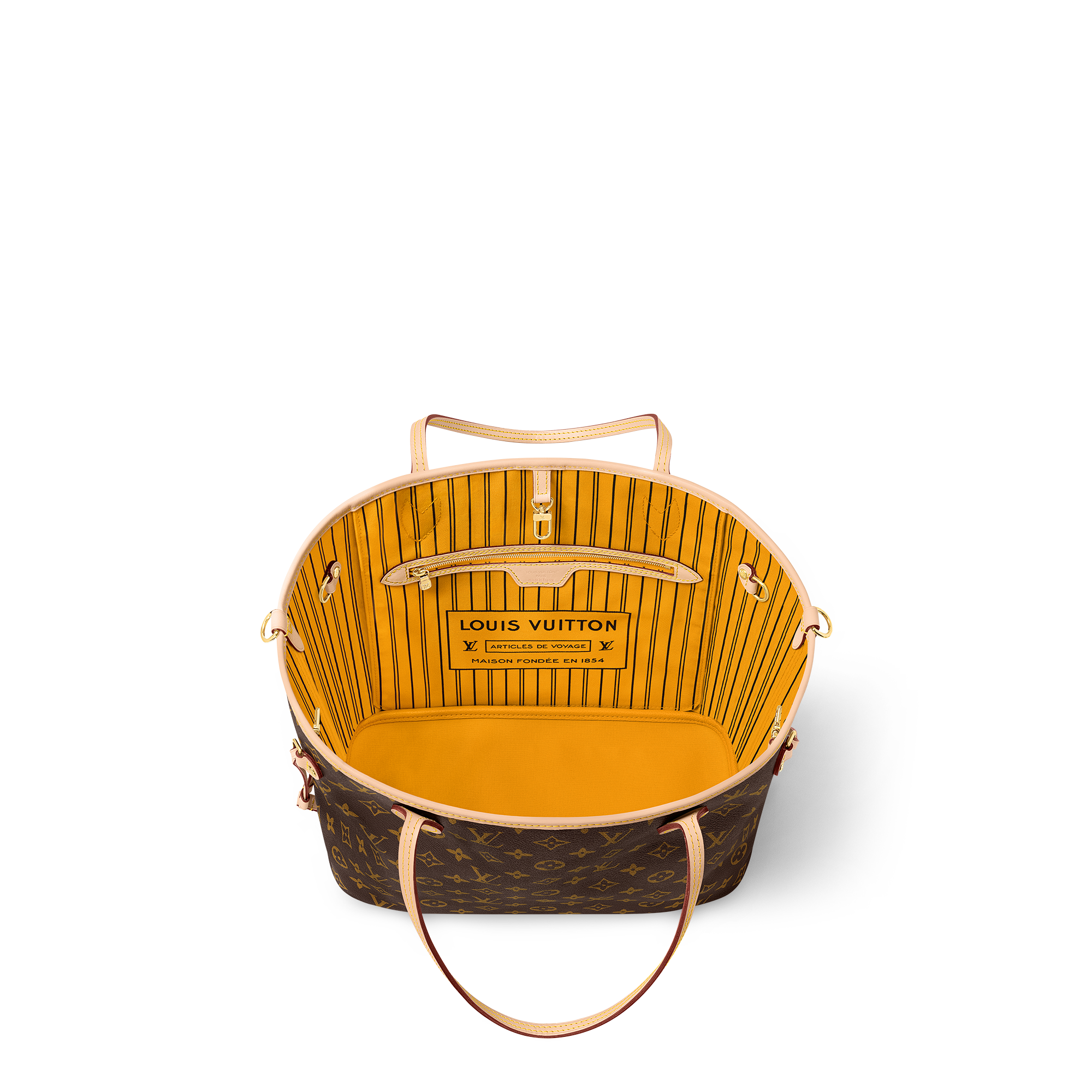 Neverfull Bandoulière Inside Out MM Monogram in Bags and Small Leather Goods