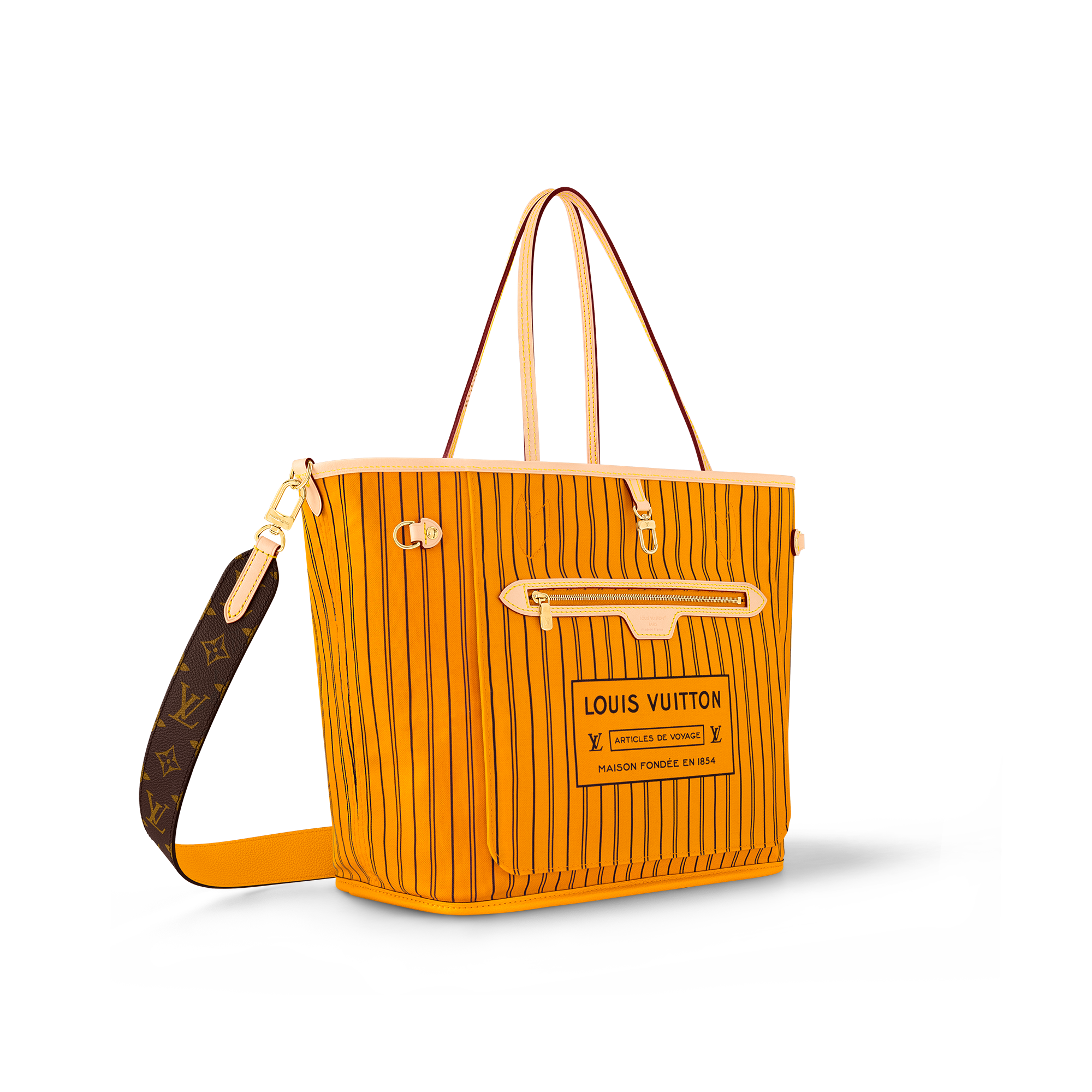 Neverfull Bandoulière Inside Out MM Monogram in Bags and Small Leather Goods