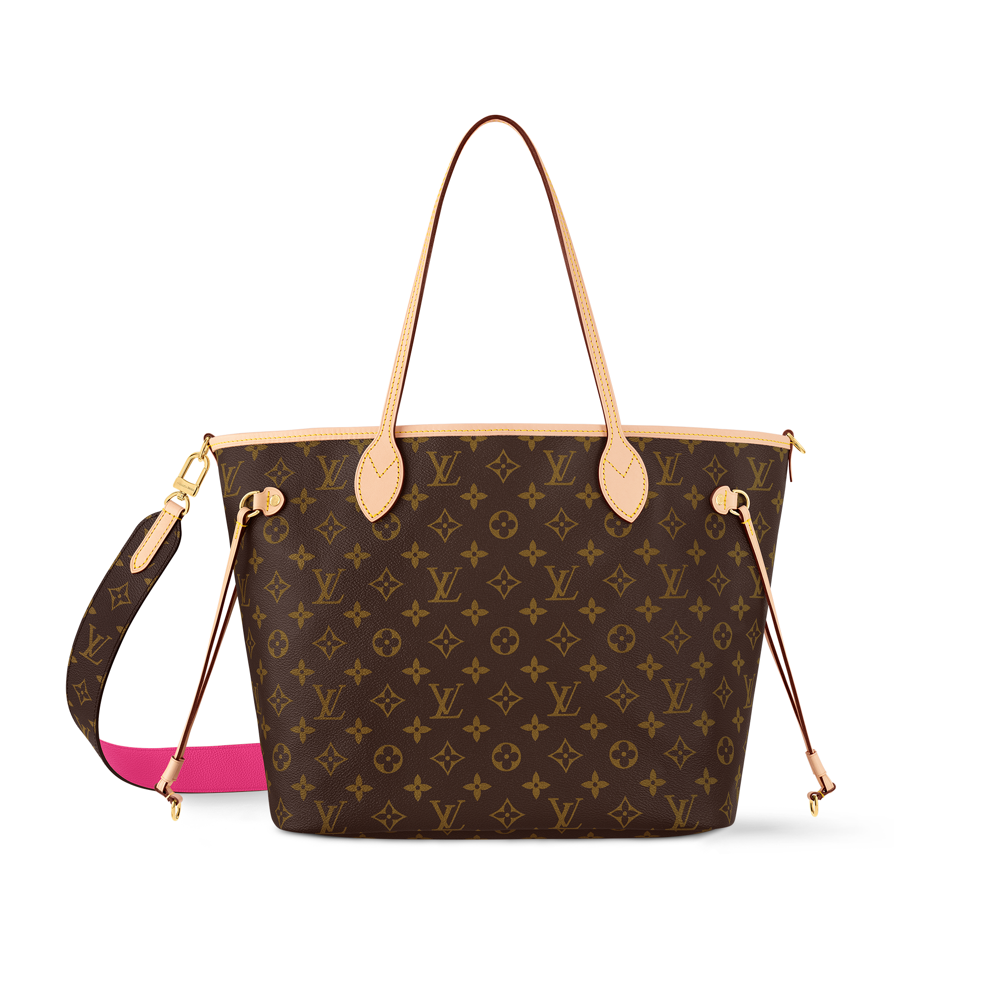 Neverfull Bandoulière Inside Out MM Monogram in Bags and Small Leather Goods