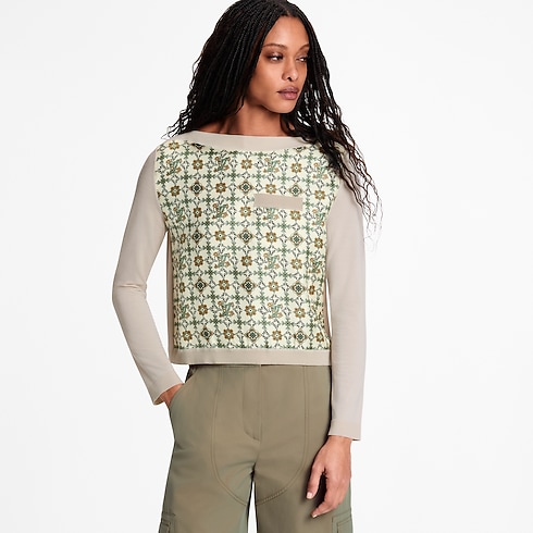Nouveau Monogram Front Pullover in Women's Ready-to-Wear Knitwear collections by Louis Vuitton (Product zoom)