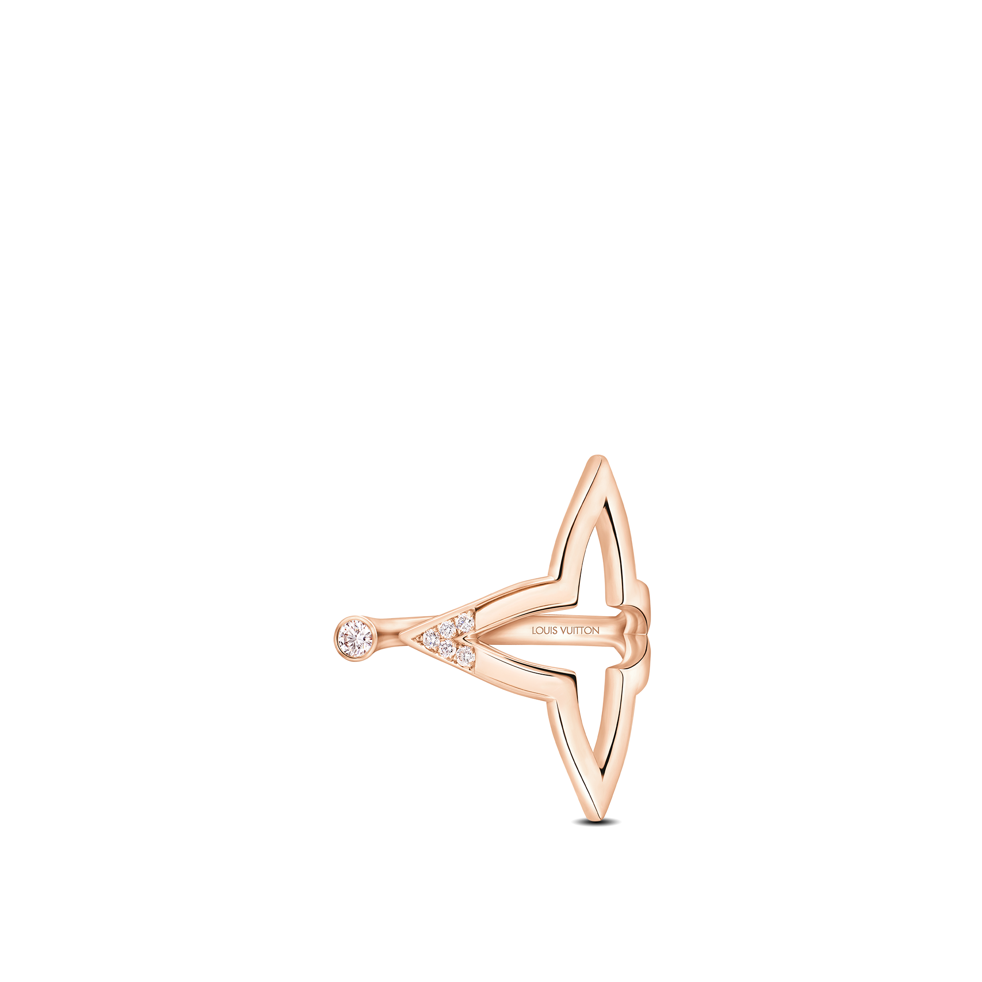 Ombre Blossom Open Ring, Pink Gold and Diamonds  in Jewellery