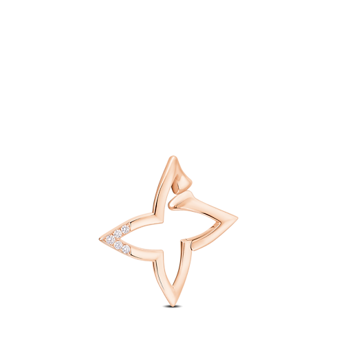 Ombre Blossom Ear Cuff, White Gold and Diamonds in Jewellery's Categories Earrings collections by Louis Vuitton