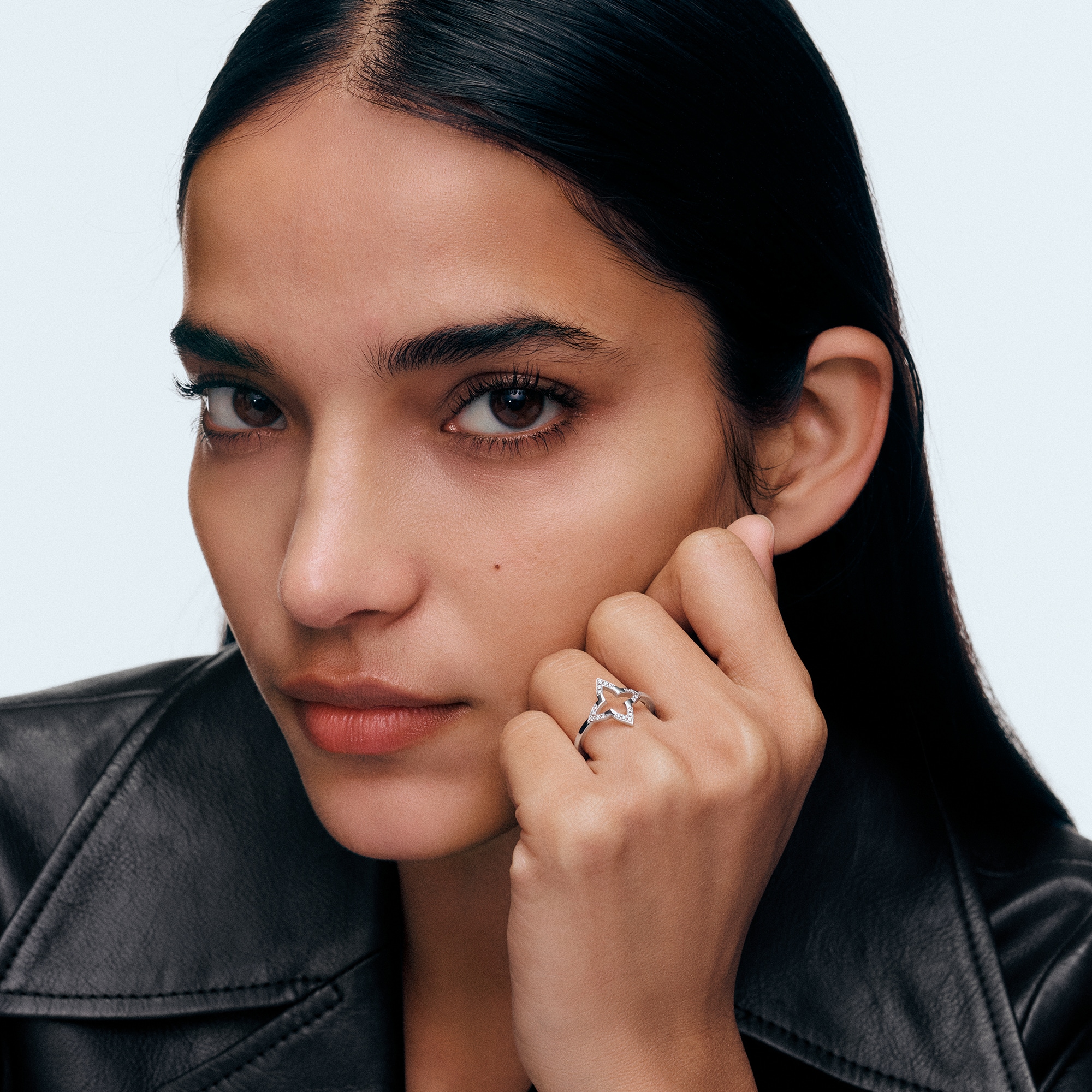 Ombre Blossom Ring, White Gold and Diamonds  in Jewellery