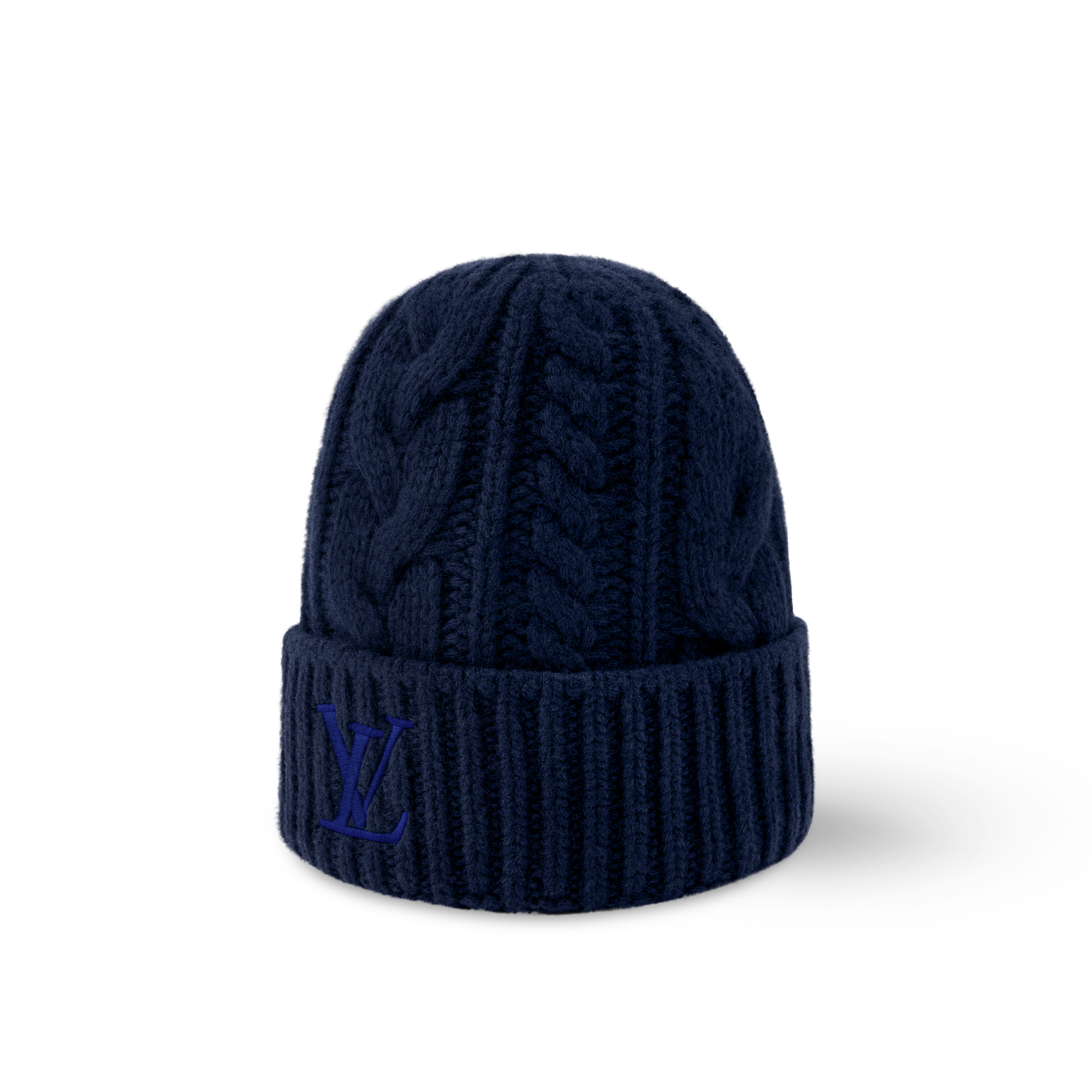 Only LV Mini Cable Beanie . in Men