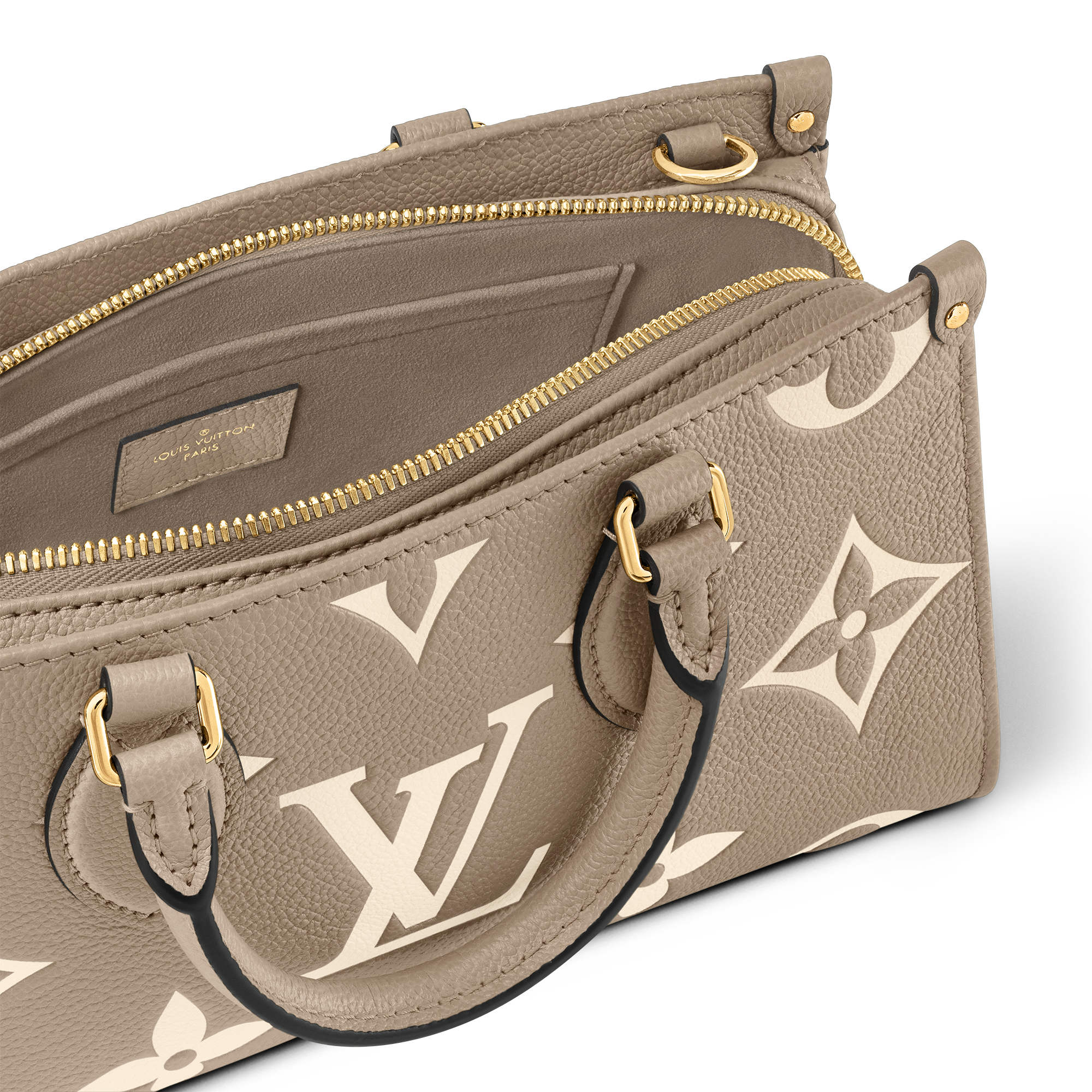 OnTheGo East West Bicolour Monogram Empreinte Leather in Women