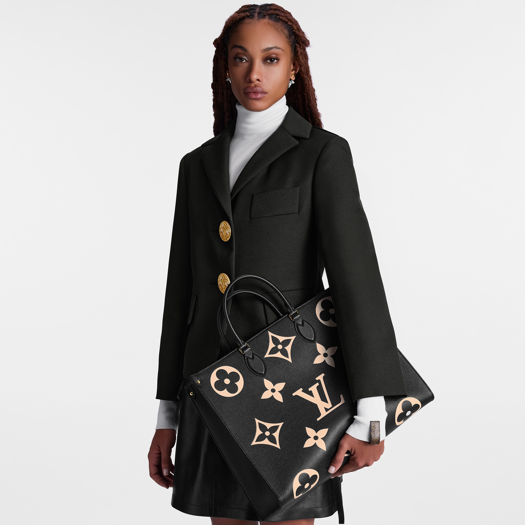 OnTheGo GM Bicolour Monogram Empreinte Leather in Women