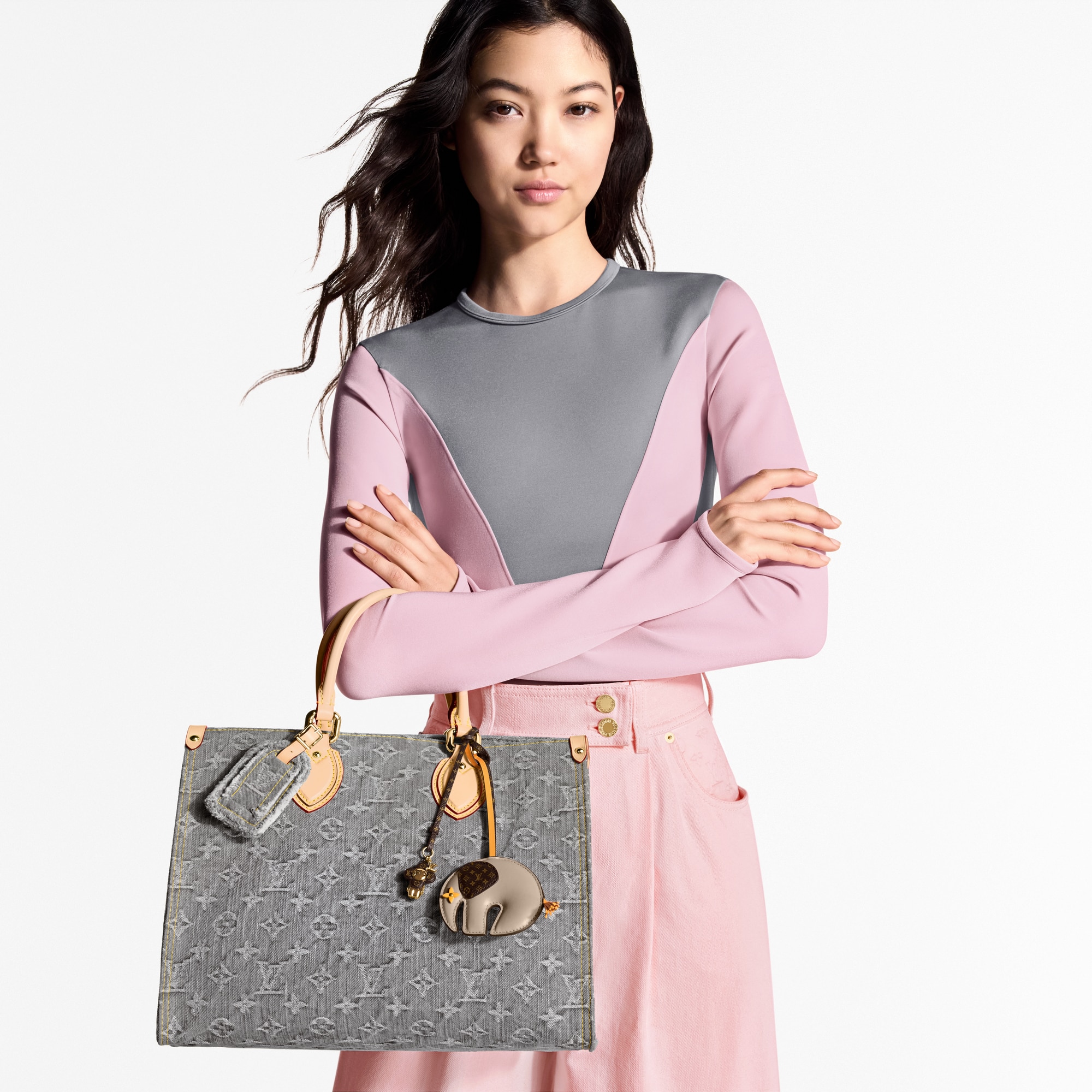 OnTheGo MM Monogram Denim in Bags and Small Leather Goods