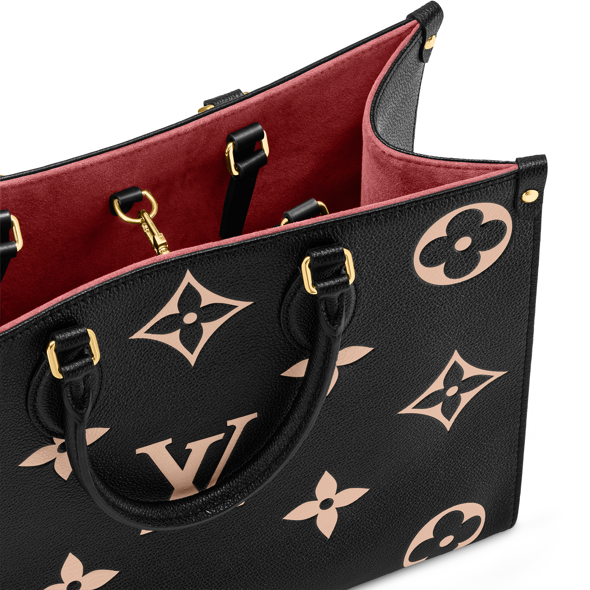 Onthego MM Bicolour Monogram Empreinte Leather in Women