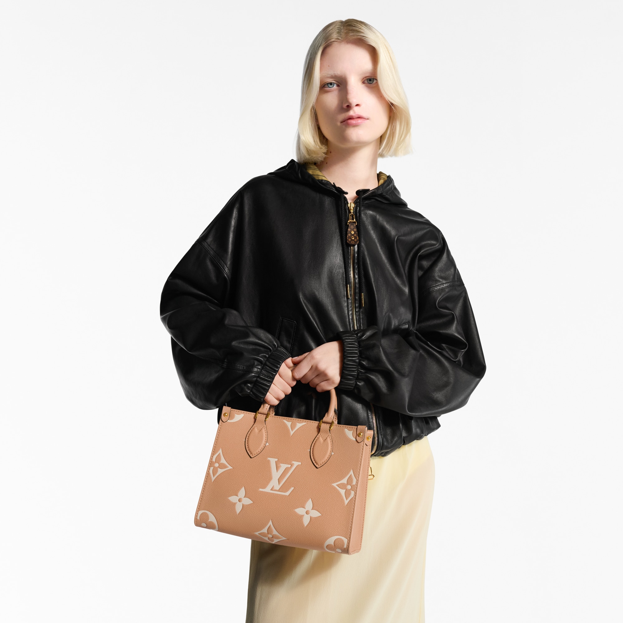 OnTheGo PM Bicolour Monogram Empreinte Leather in Women