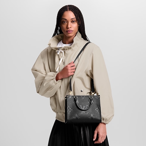 OnTheGo PM Monogram Empreinte Leather in Women's Handbags All Handbags for Women collections by Louis Vuitton (Product zoom)