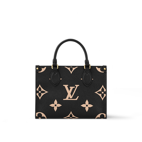 Onthego PM Bicolour Monogram Empreinte Leather in Women's Handbags All Collections collections by Louis Vuitton (Product zoom)
