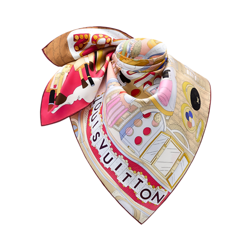 Paris En Beaute Square 90 . in Women's Accessories Silk Squares and Bandeaus collections by Louis Vuitton (Product zoom)