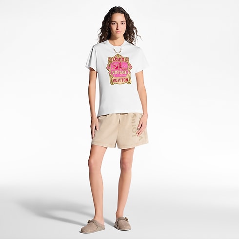 Parrot Print T-Shirt in Women's Ready-to-Wear Tops collections by Louis Vuitton (Product zoom)
