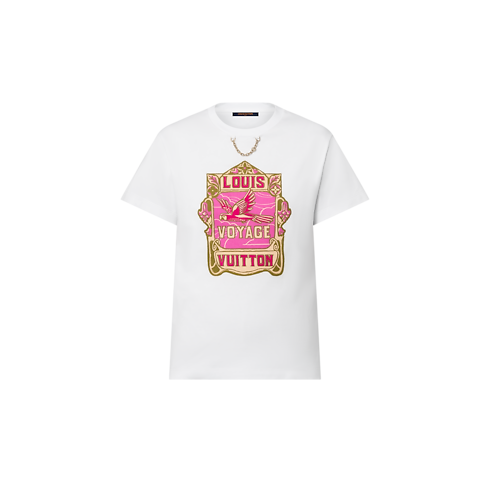 Parrot Print T-Shirt in Women's Ready-to-Wear Tops collections by Louis Vuitton (Product zoom)