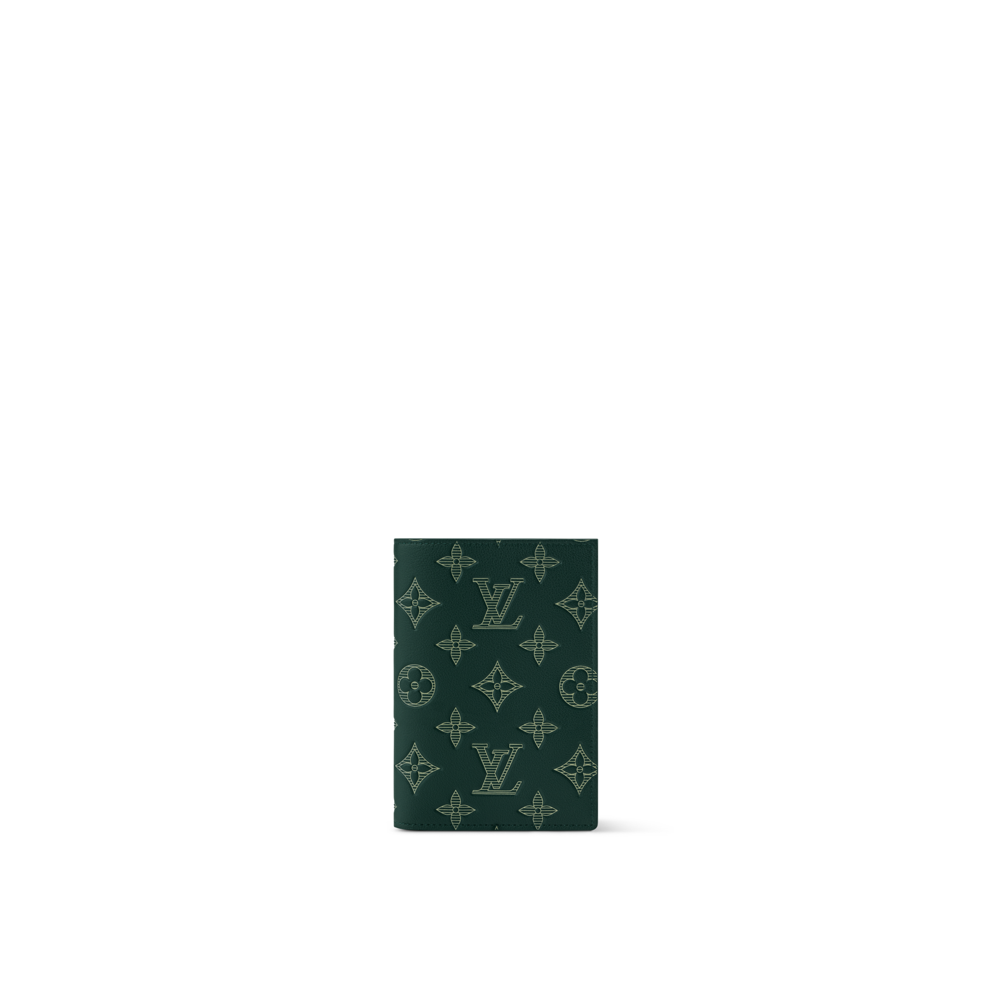 Passport Cover Monogram Shadow Leather in Men