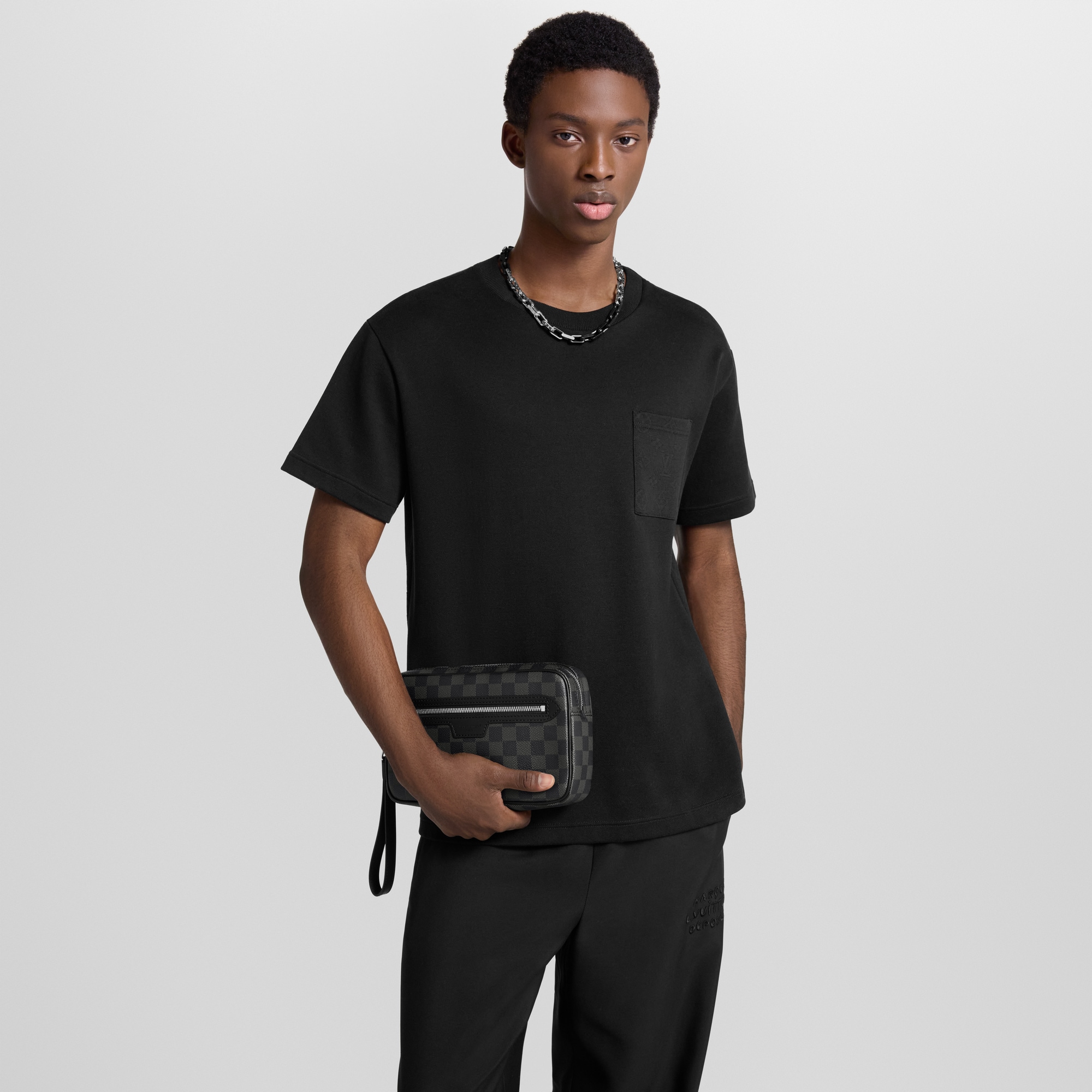 Pochette Kasai Damier Graphite in Men