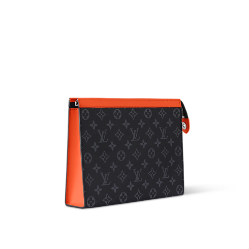 Pochette Voyage MM Monogram Eclipse in Men's Wallets and Small Leather Goods Pouches collections by Louis Vuitton (Product zoom)
