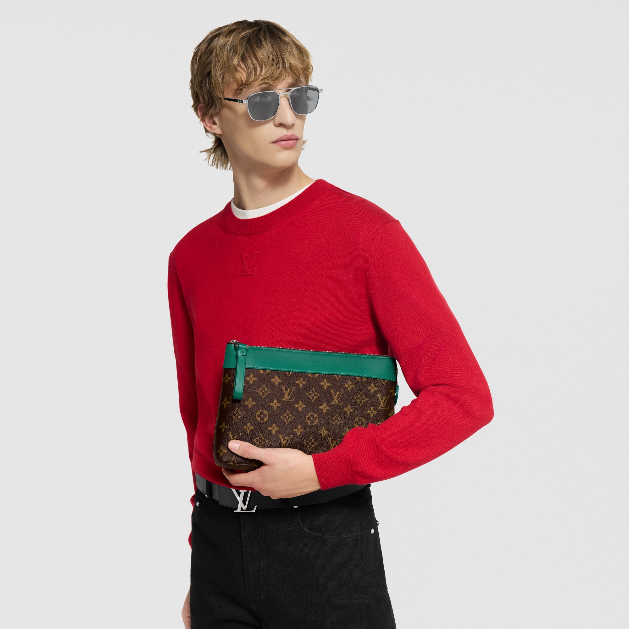 Pochette Voyage Souple Monogram Macassar Canvas in Holiday Gifts