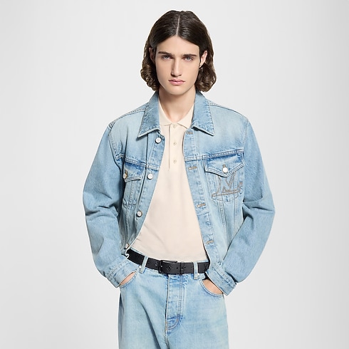 Pont Neuf Taurillon Monogram 35mm Belt in Men's Accessories Men's Belts collections by Louis Vuitton (Product zoom)