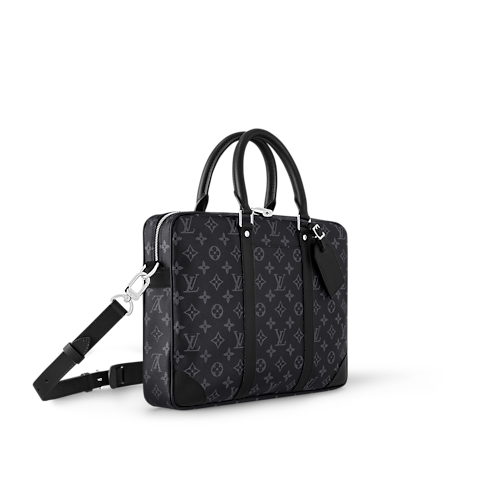 Porte-Documents Voyage PM Monogram Eclipse in Men's Bags All Collections collections by Louis Vuitton (Product zoom)