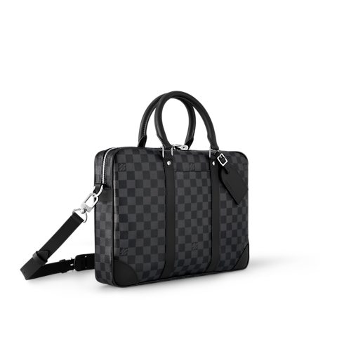Porte-Documents Voyage PM Damier Graphite Canvas in Men's Bags All Collections collections by Louis Vuitton (Product zoom)