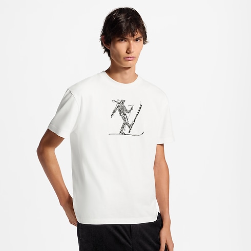 Printed Signature Short-Sleeved T-Shirt in Men's Ready-to-Wear All Ready-to-Wear collections by Louis Vuitton (Product zoom)