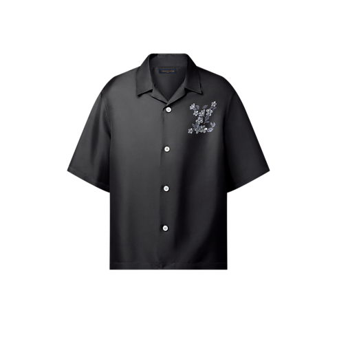 Printed Signature Silk Shirt in Men's Ready-to-Wear Shirts collections by Louis Vuitton (Product zoom)