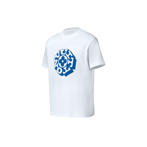 Printed Signature T-Shirt in Men's Ready-to-Wear T-shirts and Polos collections by Louis Vuitton (Product zoom)