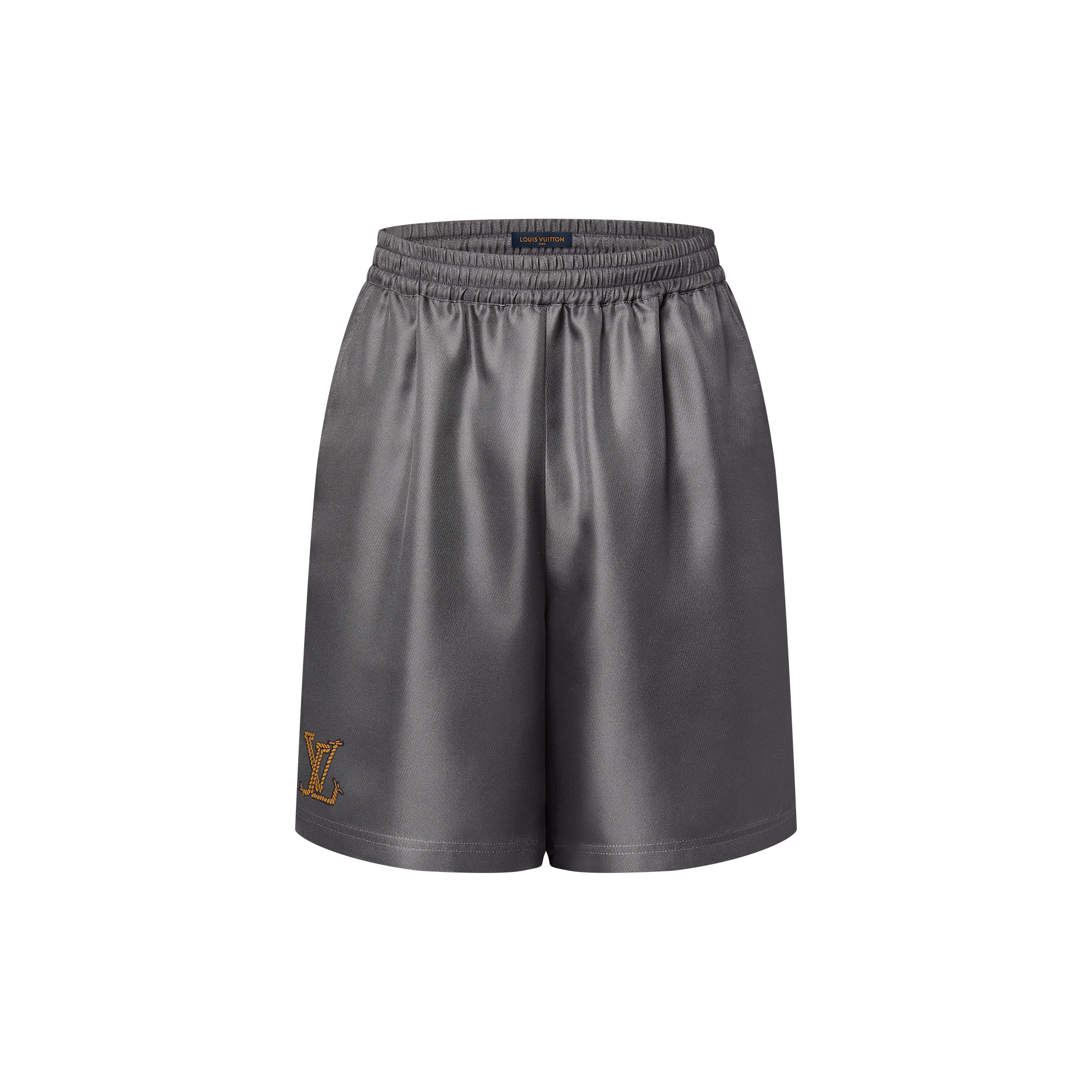 Printed Silk Shorts  in Men