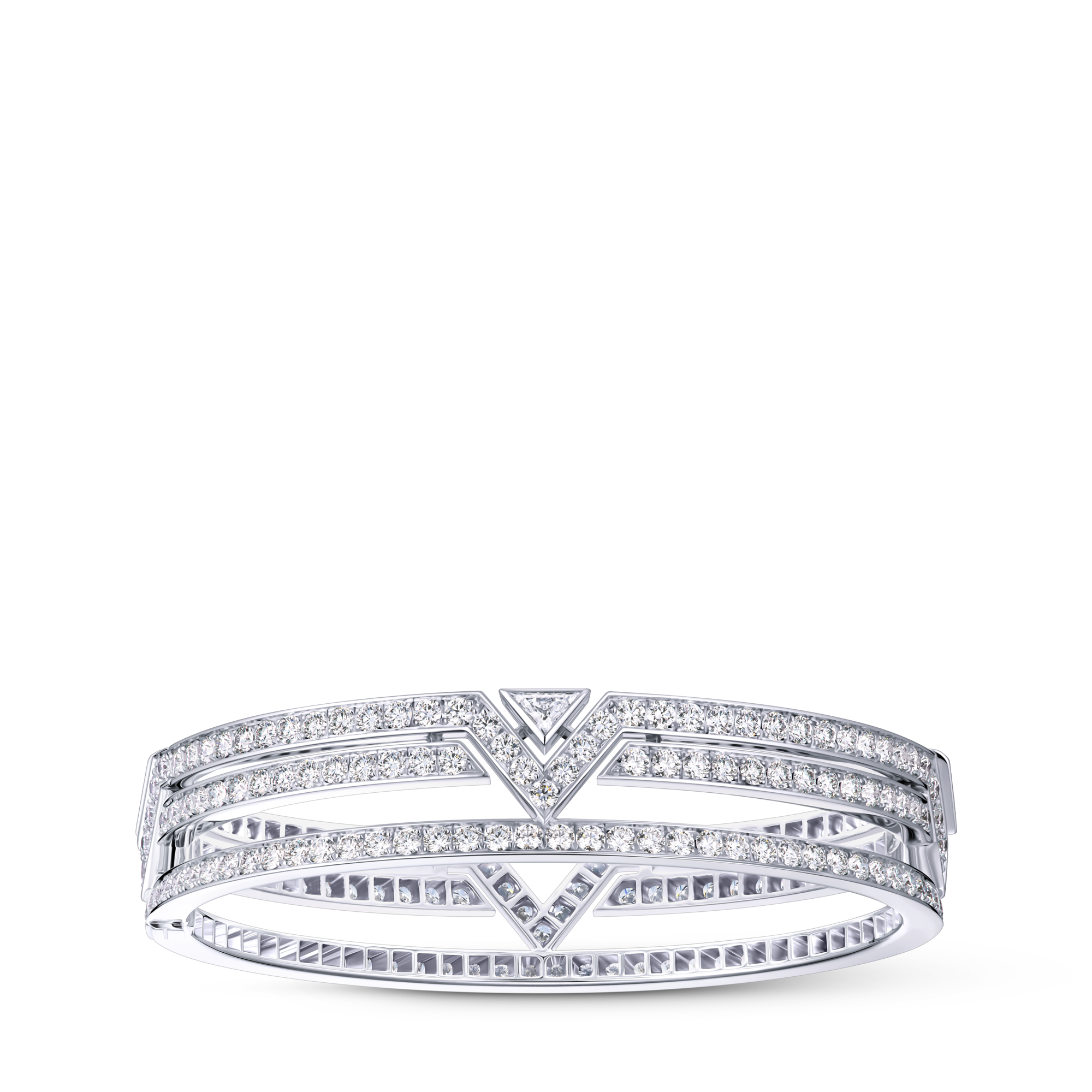 Pure V Bracelet, White Gold,  Diamonds  in Les Extraordinaires