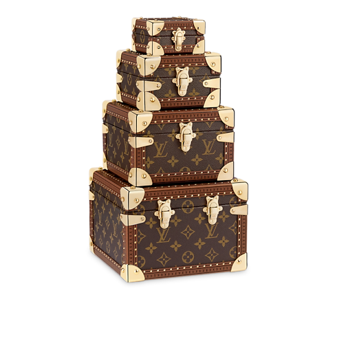 Pyramid Trunk Monogram in Trunks, Travel and Home's Highlights Art of Living Campaign collections by Louis Vuitton (Product zoom)