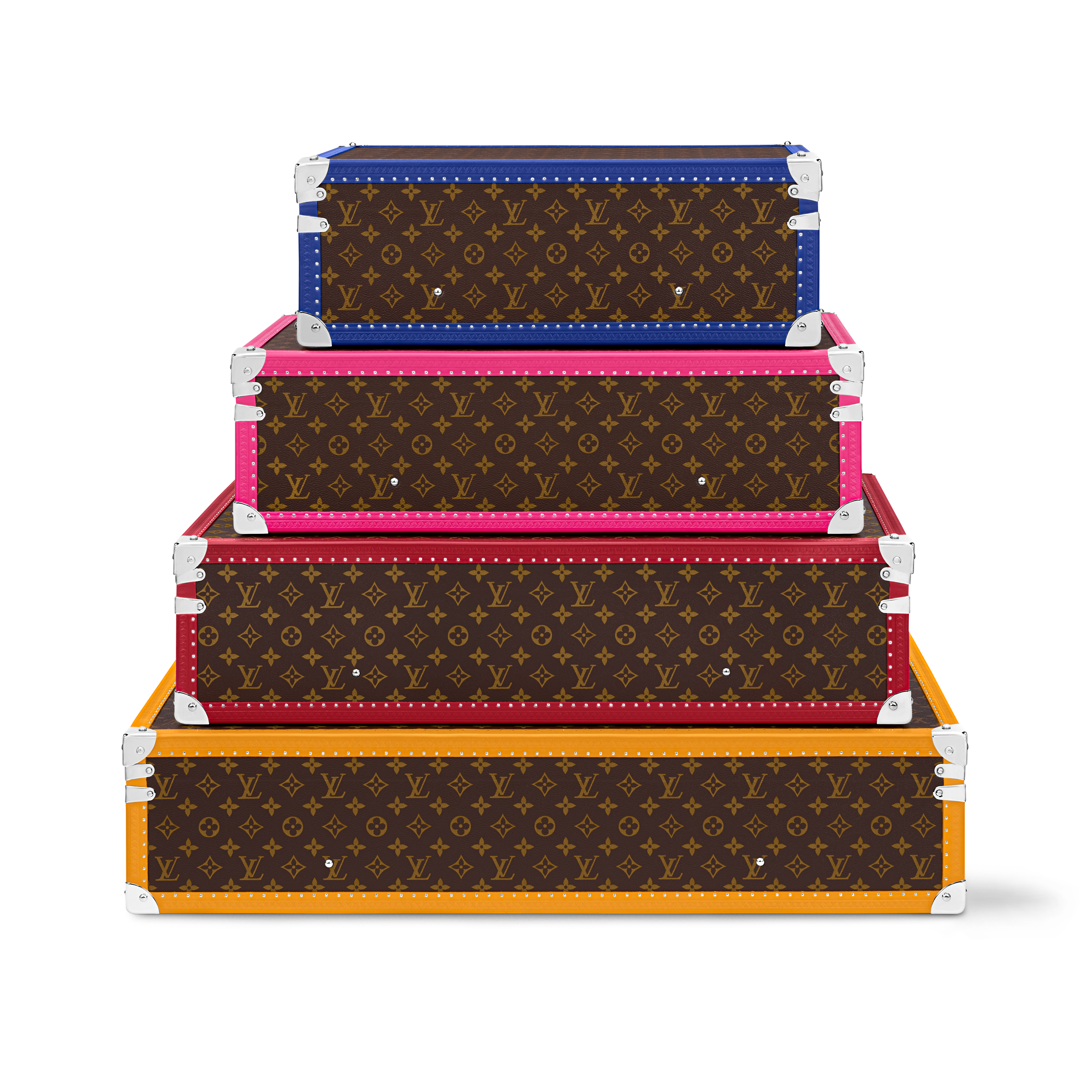 Pyramide Bisten 50 - 80 Monogram Macassar in Trunks, Travel and Home