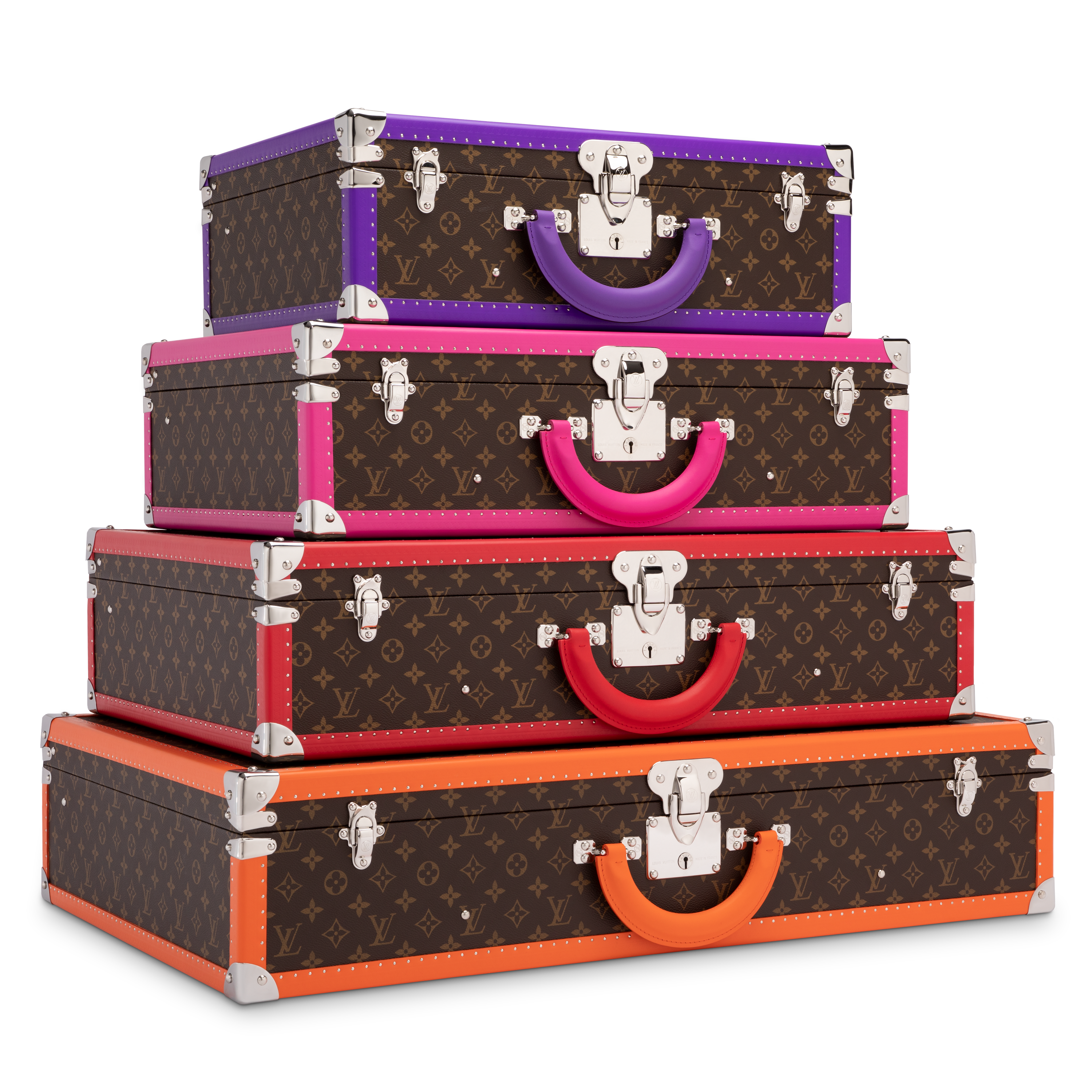 Pyramide Bisten Macassar Multicolore  Monogram Macassar in Trunks, Travel and Home