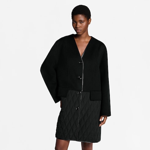Quilt Accent Coat in Women's Ready-to-Wear Coats and Jackets collections by Louis Vuitton (Product zoom)