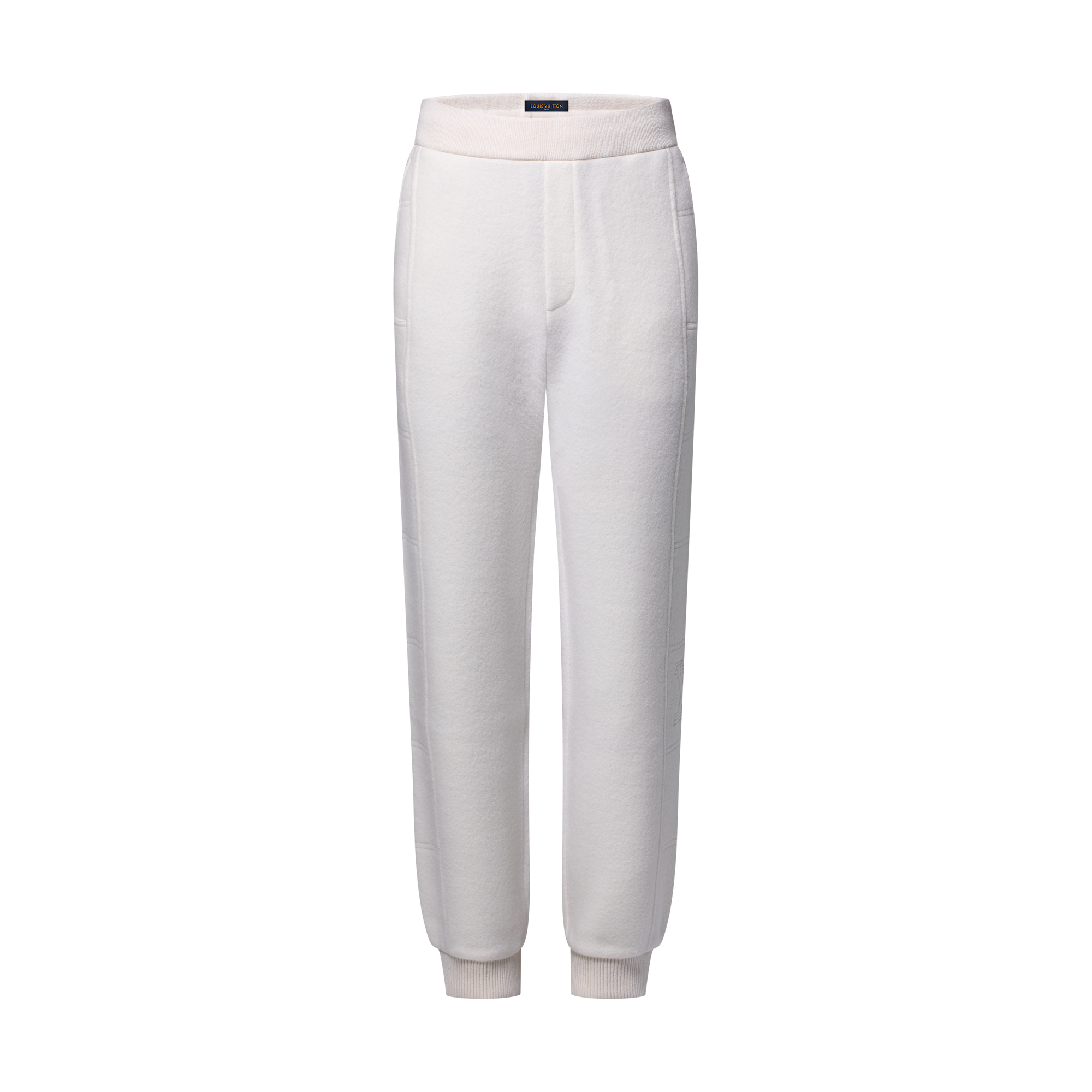 Quilted Textured Wool Pants  in Men