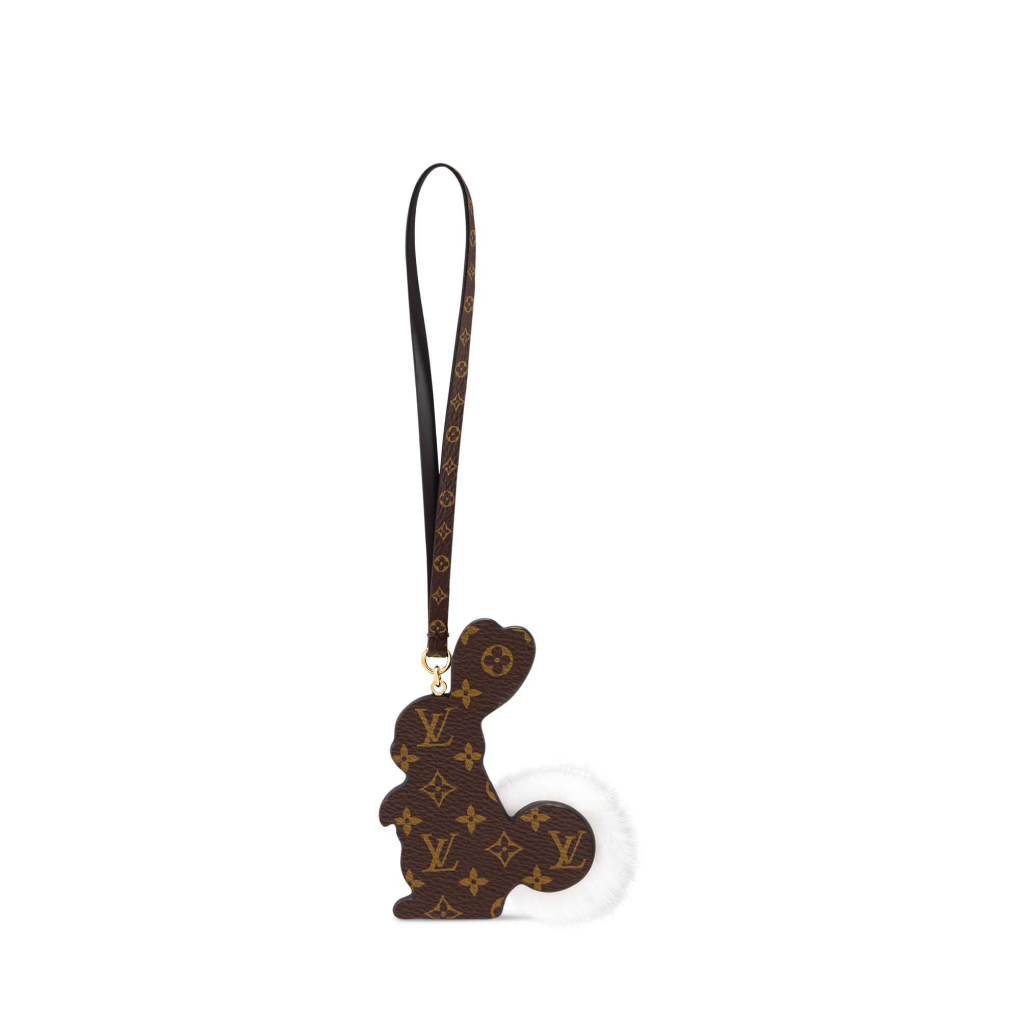 Rabbit LV Furry Friend Bag Charm  . in Women
