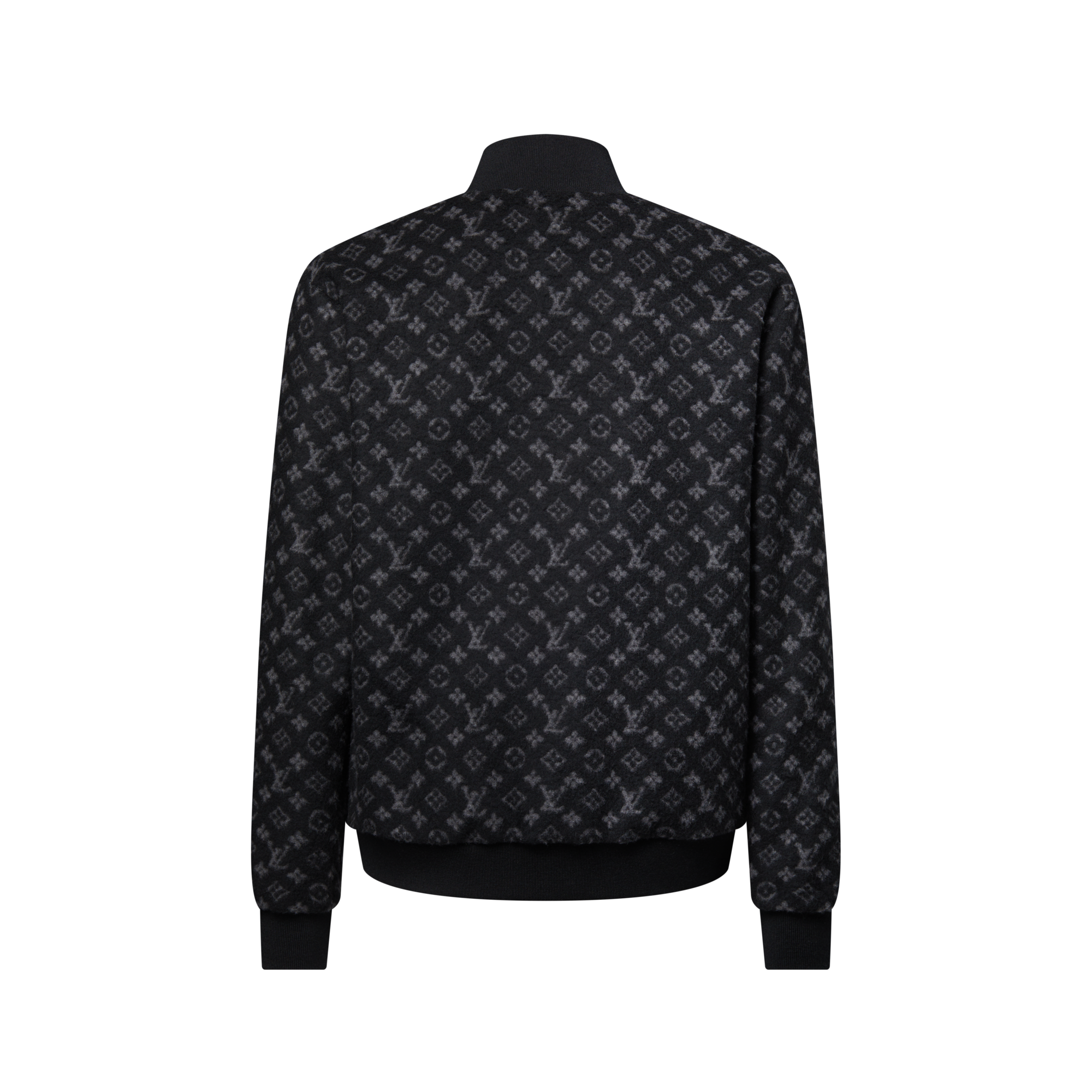 Reversible Monogram Fleece Bomber  in Men