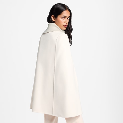 Ribbed Collar Double Face Cape in Women's Ready-to-Wear Coats and Jackets collections by Louis Vuitton (Product zoom)