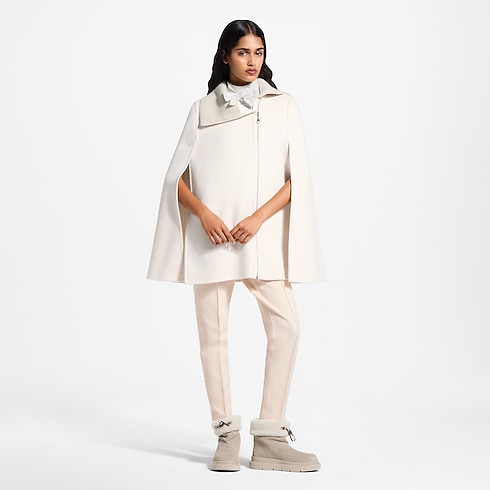 Ribbed Collar Double Face Cape in Women's Ready-to-Wear Coats and Jackets collections by Louis Vuitton (Product zoom)