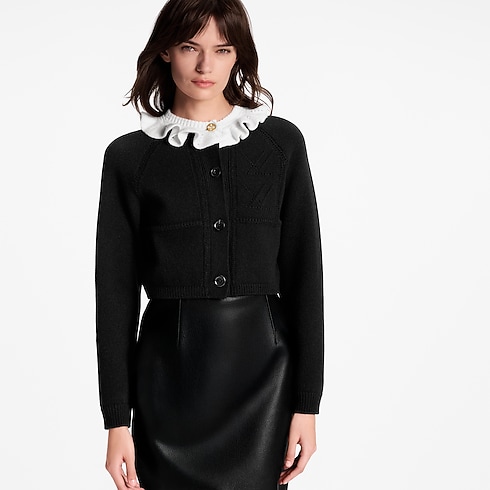 Ruffle Collar Cardigan in Women's Ready-to-Wear Knitwear collections by Louis Vuitton (Product zoom)