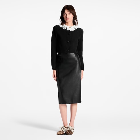 Ruffle Collar Cardigan in Women's Ready-to-Wear Knitwear collections by Louis Vuitton (Product zoom)