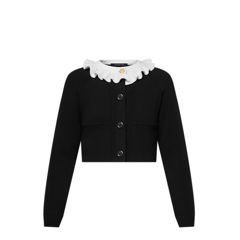 Ruffle Collar Cardigan in Women's Ready-to-Wear Knitwear collections by Louis Vuitton (Product zoom)