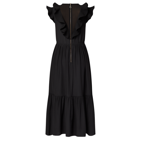 Ruffle Detail Dress in Women's Ready-to-Wear Dresses collections by Louis Vuitton (Product zoom)