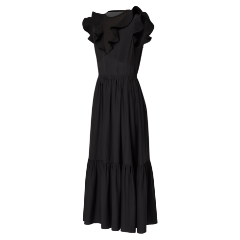 Ruffle Detail Dress in Women's Ready-to-Wear Dresses collections by Louis Vuitton (Product zoom)
