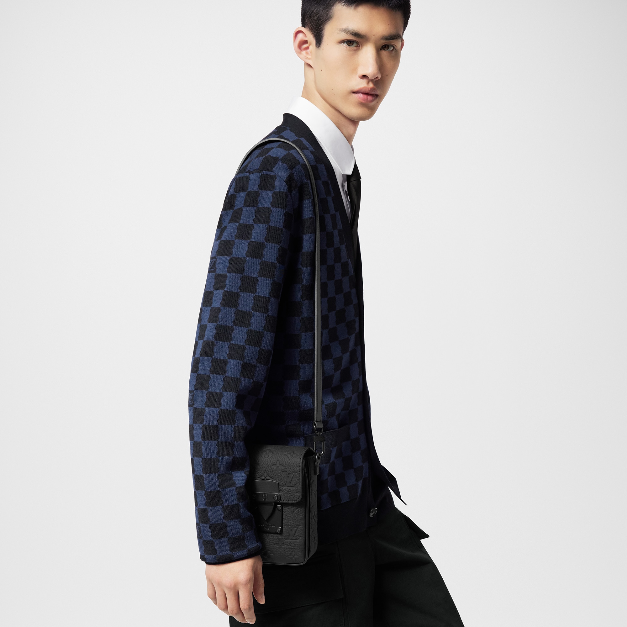 S-Lock Vertical wearable wallet Monogram Taurillon Leather LG - G90 in Men