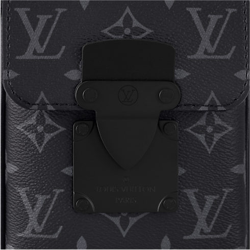 S-Lock Vertical Wearable Wallet Monogram Eclipse in Men's Bags All Collections collections by Louis Vuitton (Product zoom)