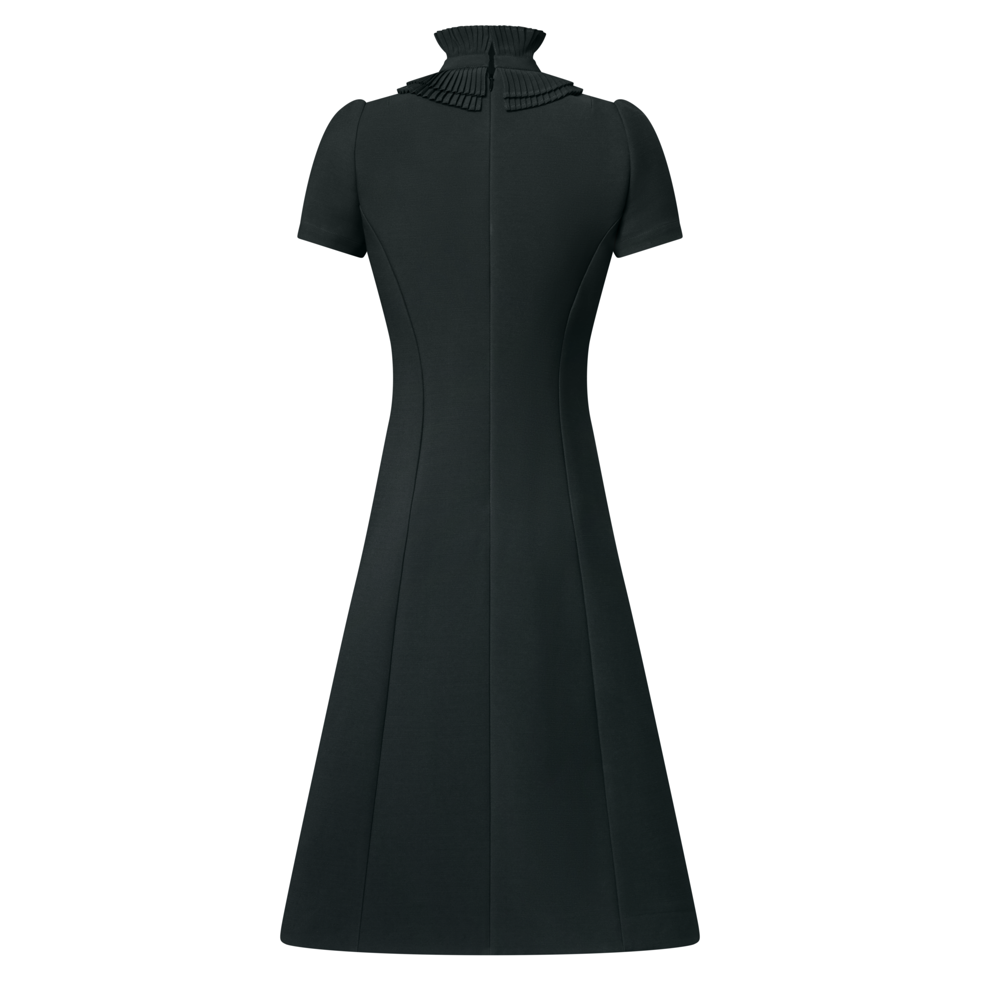 S/S Dress W/ Ruffle Collar Dtl  in Women